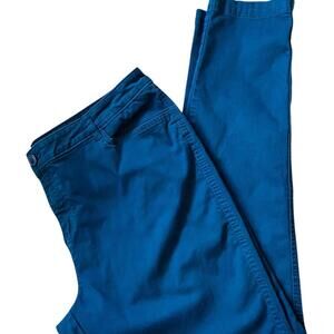 Denver Hayes Navy Blue Straight-Leg Pants